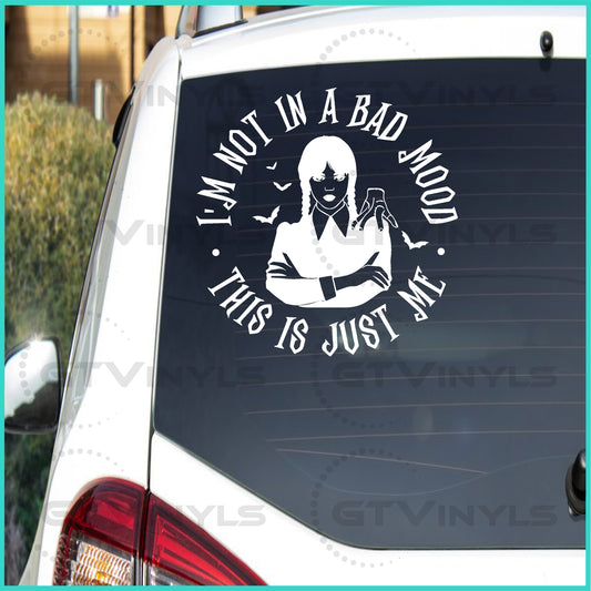 Wednseday - Im not in a bad mood | Decal